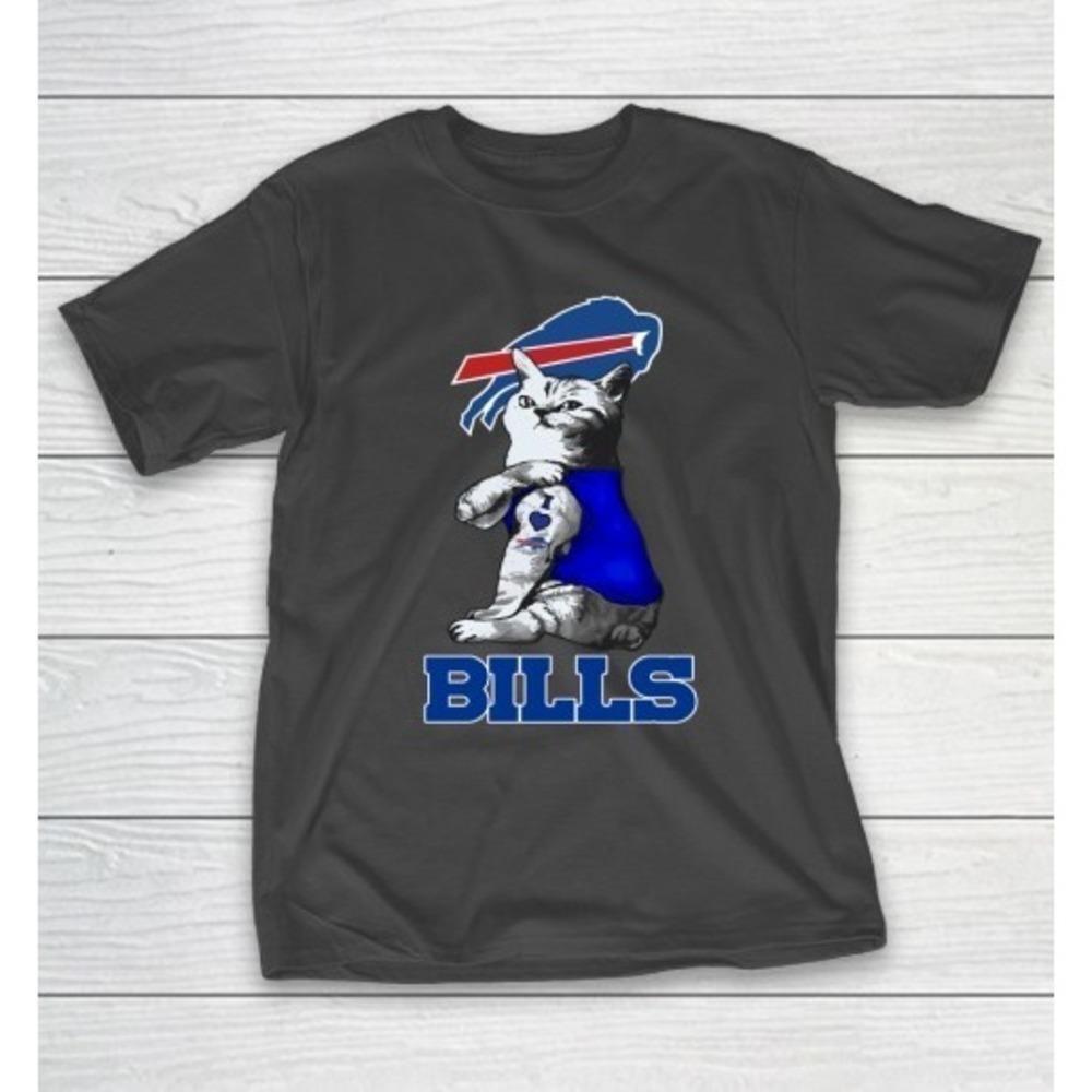Nfl My Cat Loves Buffalo Bills Football Unisex Fan T-Shirt